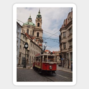 Prague Heritage Tram Sticker